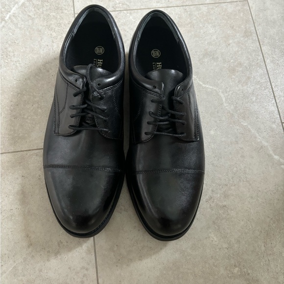 Never worn Black Leather Hunter Bay Men’s Shoes - Picture 3 of 5